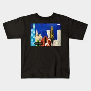 Chicago Architectural Menagerie Kids T-Shirt